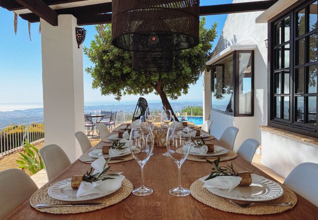 Villa in Mijas Pueblo - Villa Las Monjas - Astonishing Panoramic Sea View Villa in Mijas Pueblo - Villa Las Monjas - Astonishing Panoramic Sea View