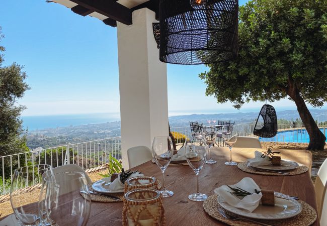 Villa in Mijas Pueblo - Villa Las Monjas - Astonishing Panoramic Sea View Villa in Mijas Pueblo - Villa Las Monjas - Astonishing Panoramic Sea View